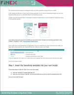 Sensitivity Analysis Template Using Data Table - Eloquens