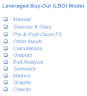 Leveraged Buyout (LBO) Excel Model