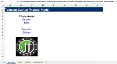 Startup Financial Model Template