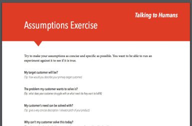 Business Assumptions & Risk Exercise Template