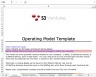 S3's Operating Model Template
