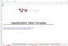 S3 Cap Table Template