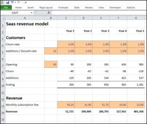Saas Revenue Model