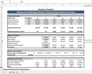 CEQ Method Valuation Model