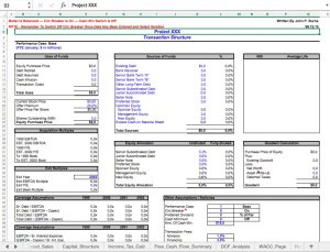 Leveraged Buyout LBO Model Template