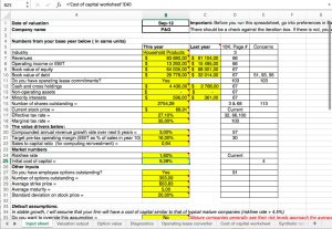 Reading a 10K - Financial Statements