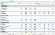 Startup Excel Financial Model Template - Eloquens