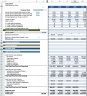 Simple 3-Statement Forecast Model