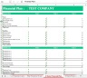 Startup Financial Plan Template