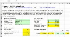 Real Estate Property Cashflow Analyzer