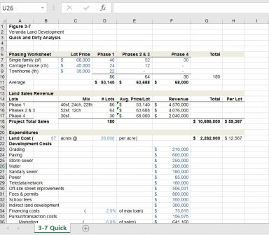 Real Estate Professional Developer's Excel Tool Kit