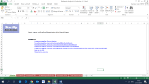 How to estimate the impact of removing bottlenecks in Excel