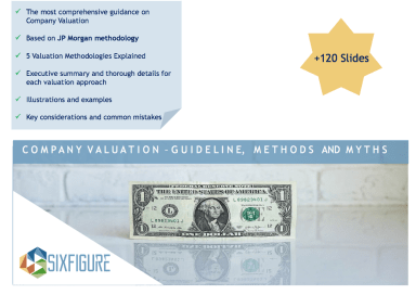 Valuation - 120 Slides Complete Guideline, 5 valuation methods, examples and tips