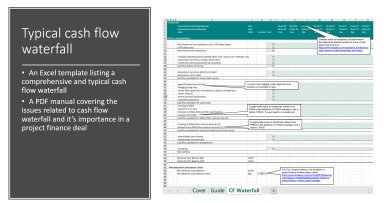 Typical Cash Flow Waterfall (Excel Template and PDF manual)