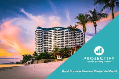 Hotel Startup/Existing Business Financial Projection 3 Statement Excel Model