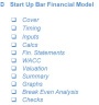 Start Up Bar Financial Excel Model