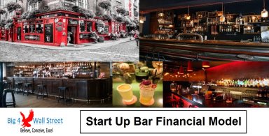 Start Up Bar Financial Excel Model