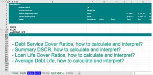 Project Finance Debt Metrics (Manual and Template)