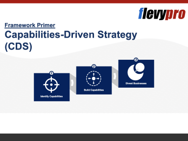 Capabilities-Driven Strategy (CDS)