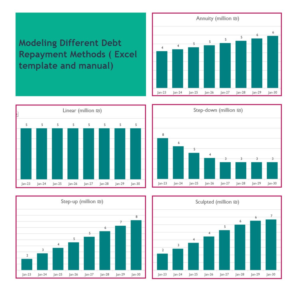 Modeling different principal debt repayment methods - Eloquens