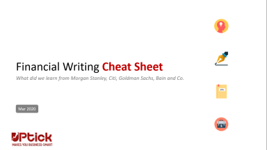 Financial Writing Cheat Sheet