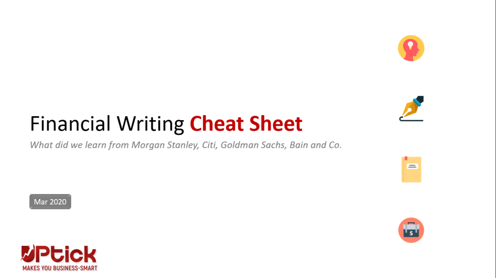 Financial Writing Cheat Sheet - Eloquens