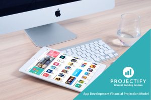 Web/Mobile App Startup/Existing Business Financial Projection 3 Statement Model