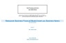 Restaurant Business Financial Plan / Model