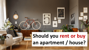 Rent vs Buy a house/apartment/flat  - Excel Model