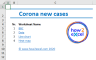 Coronavirus Heat Map Excel Model