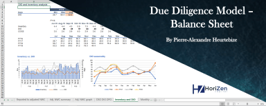 Due Diligence Excel Best Practice - Balance Sheet starter pack