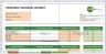 Cash flow forecast + Supplementary Personal Survival budget Excel template