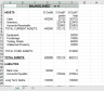 Profit & Loss Statement, Balance sheet and CF forecast template