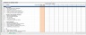 Simple GANTT Chart Template for Kick-offs