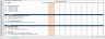 Simple GANTT Chart Template for Kick-offs
