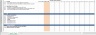 Simple GANTT Chart Template for Kick-offs