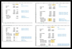 Cash Sweep Concepts Excel Template
