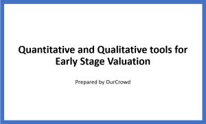VC Valuation Methods Excel Model with sensitivity