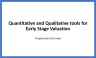 VC Valuation Methods Excel Model with sensitivity