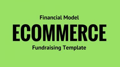 Ecommerce Financial Fundraising Excel Template