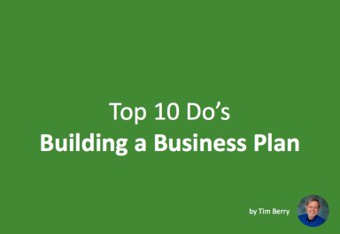 How to build a successful Business Plan: Top 10 Do’s
