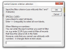 Excel Column Filter tools
