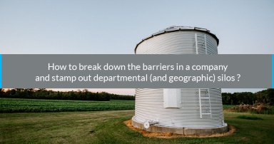 How to break down the barriers in a company and stamp out departmental (and geographic) silos?