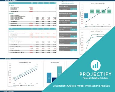 Enhanced Cost Benefit Analysis Model with Scenario Analysis
