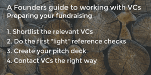How to work with VCs — 5 Step Early Stage Founders Guide image