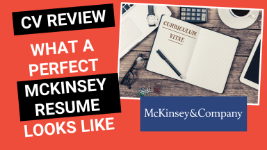 Resume Review: What A McKinsey Resume Looks Like | Consulting Resume Writing Tips And Example