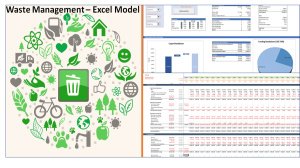 Solid Waste Treatment Plant - Build and Operate 3 Statement Financial Model with Valuation