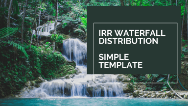 IRR Equity Waterfall Template Excel