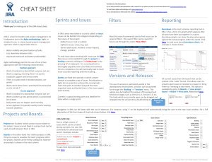 JIRA Cheat Sheet