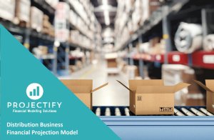 Distribution Startup/Existing Business Financial Projection 3 Statement Model